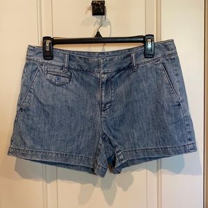 COPY - LOFT washed denim shorts